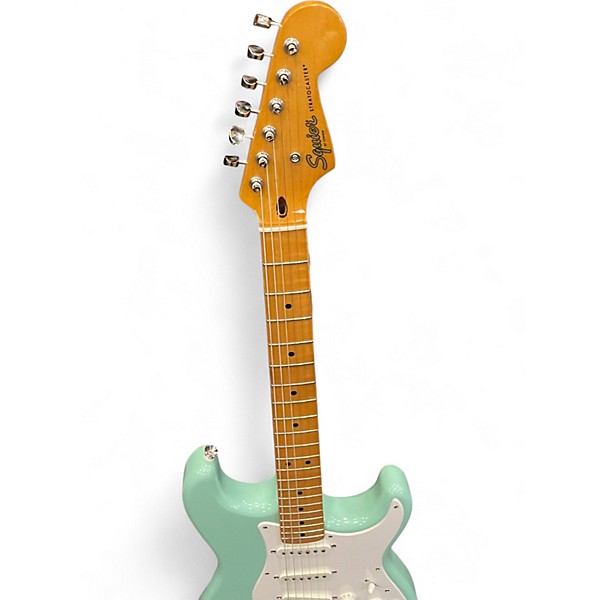 Used Squier Classic Vibe 1950S Stratocaster Surf Green Solid Body Electric Guitar
