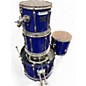 Used Pearl 4 Piece EXPORT SERIES BLUE Drum Kit thumbnail