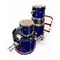 Used Pearl 4 Piece EXPORT SERIES BLUE Drum Kit