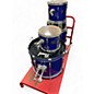 Used Pearl 4 Piece EXPORT SERIES BLUE Drum Kit