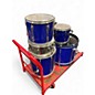 Used Pearl 4 Piece EXPORT SERIES BLUE Drum Kit