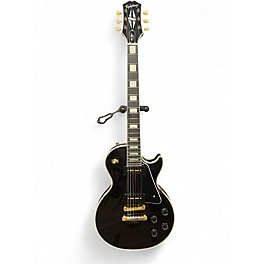 Used 2025 Epiphone Les Paul Custom P-90 Guitar Center-Exclusive Electric Guitar Ebony Solid Body Electric Guitar