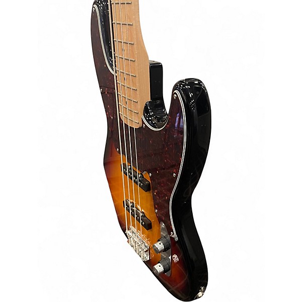 Used Squier Paranormal Jazz Bass 54 3 Color Sunburst Electric Bass Guitar