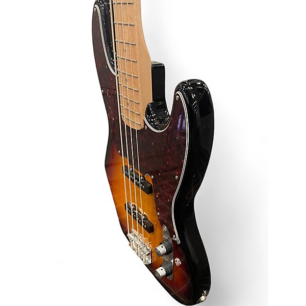 Used Squier Paranormal Jazz Bass 54 3 Color Sunburst Electric Bass Guitar