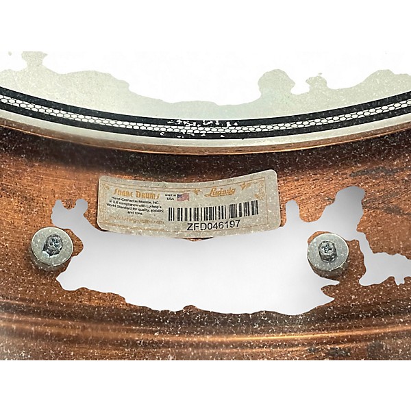 Used Ludwig 14X6.5 COPPERPHONIC RAW Copper Drum
