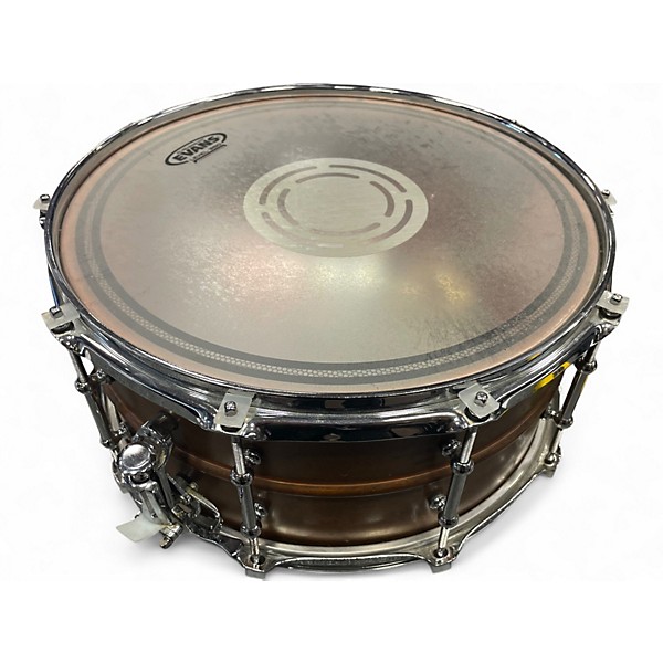 Used Ludwig 14X6.5 COPPERPHONIC RAW Copper Drum