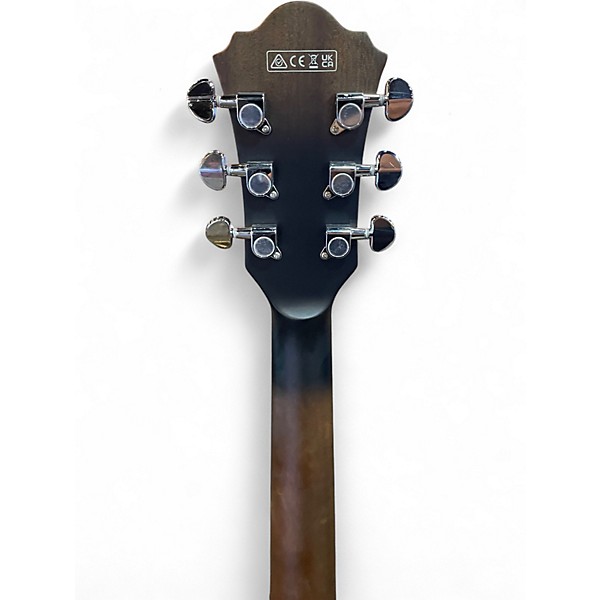 Used Ibanez Artcore AS53 Flat Transparent Black Hollow Body Electric Guitar
