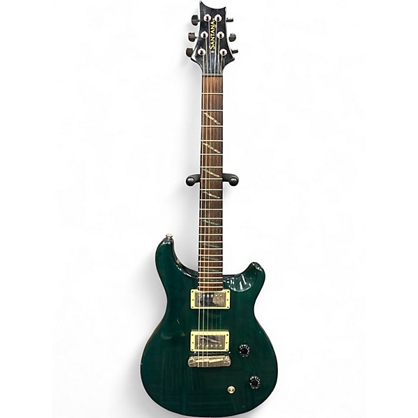 Used PRS Carlos Santana Signature SE GREEN Solid Body Electric Guitar