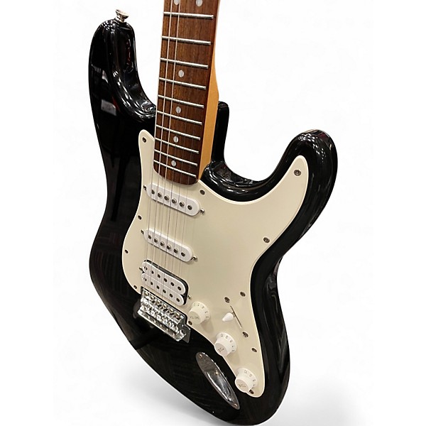 Used Squire Affinity Stratocaster SSH Black and White Solid Body Electric Guitar