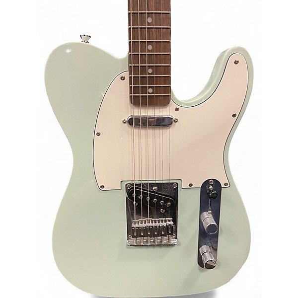 Used Squier Affinity Telecaster Green Surf Solid Body Electric Guitar