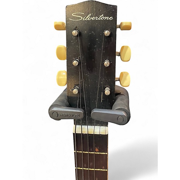 Used Silvertone H7026 Parlor Guitar 2 Color Sunburst Acoustic Guitar