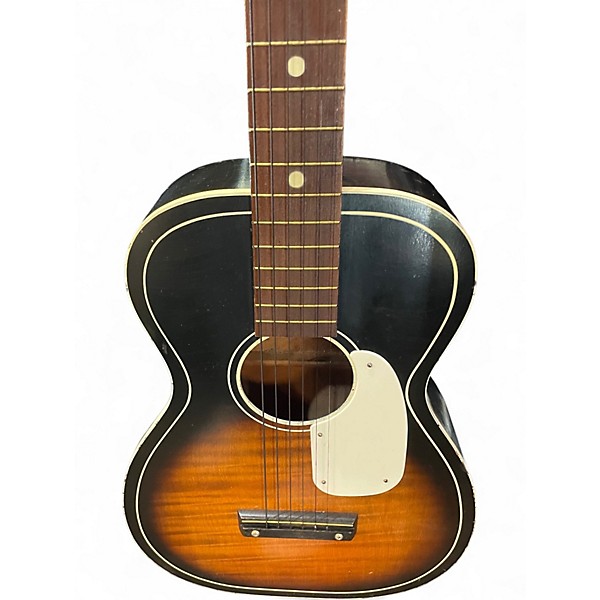 Used Silvertone H7026 Parlor Guitar 2 Color Sunburst Acoustic Guitar
