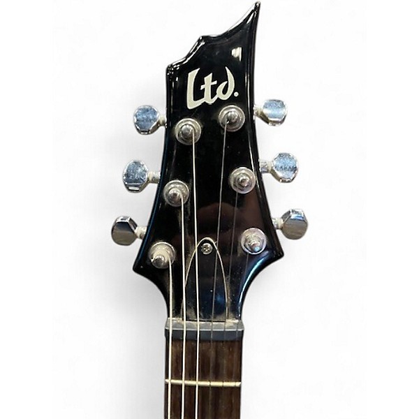 Used ESP LTD F JR Black Solid Body Electric Guitar