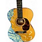 Used Martin 00016GT NATURAL PAINTED OCEAN Acoustic Guitar