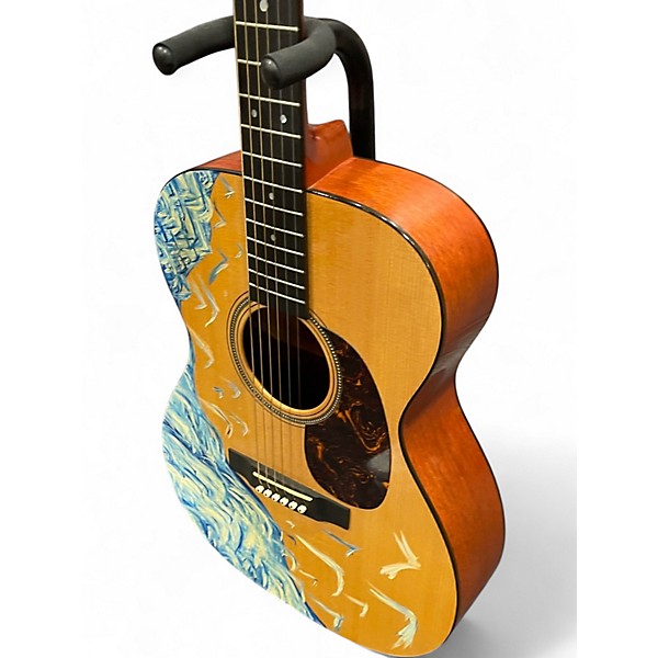 Used Martin 00016GT NATURAL PAINTED OCEAN Acoustic Guitar