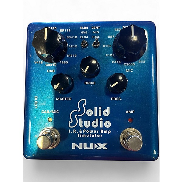 Used NUX SOLID STUDIO POWER AMP SIMULATOR Effect Pedal