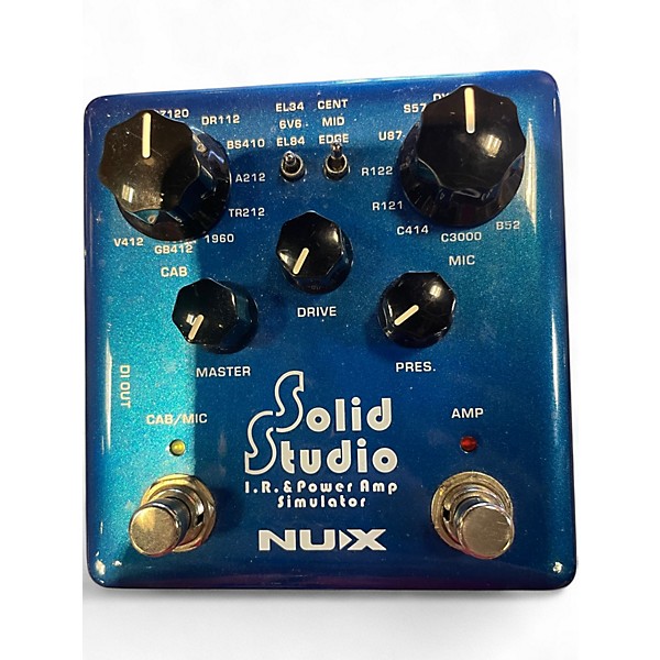 Used NUX SOLID STUDIO POWER AMP SIMULATOR Effect Pedal