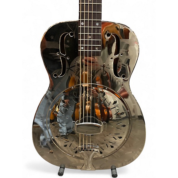 Used Recording King RM997H RESONATOR SILVER Resonator Guitar