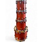 Vintage 1960s Ludwig 4 Piece Classic Maple CHERRY STAIN Drum Kit thumbnail