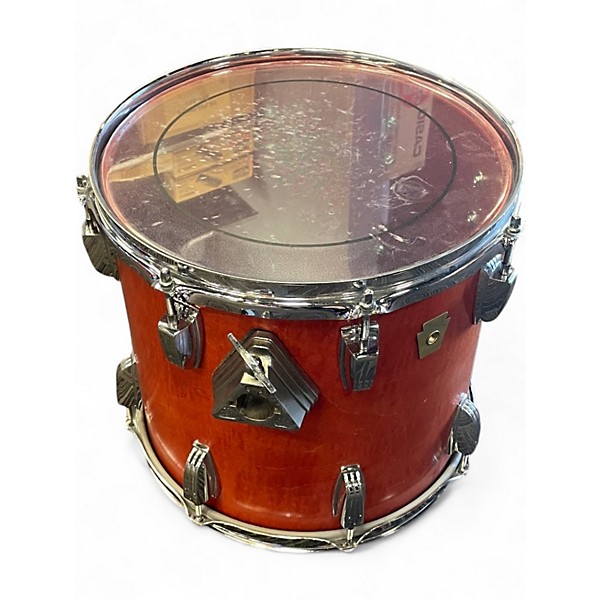 Vintage 1960s Ludwig 4 Piece Classic Maple CHERRY STAIN Drum Kit