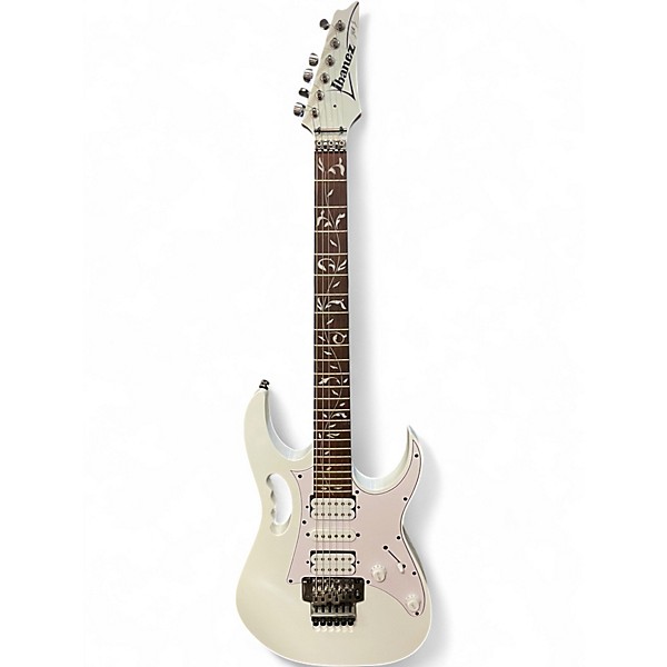 Used Ibanez JEMJR White Solid Body Electric Guitar