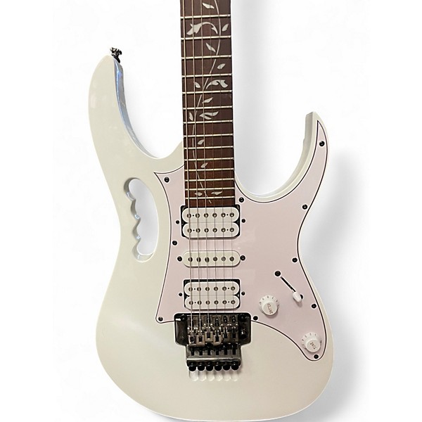 Used Ibanez JEMJR White Solid Body Electric Guitar