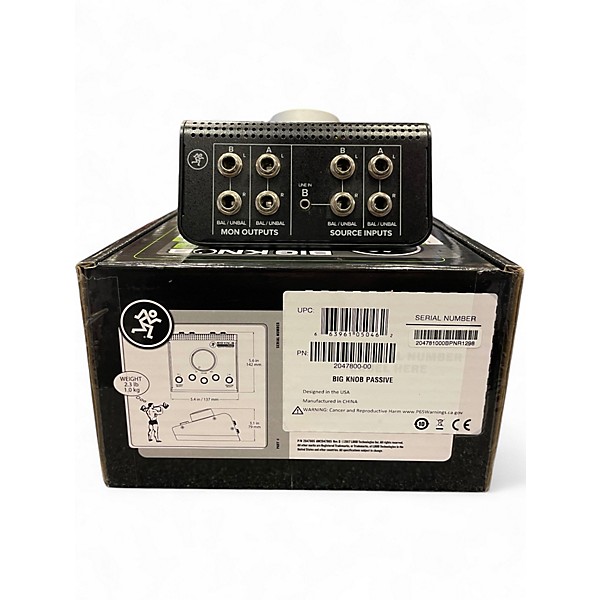 Used Mackie Big Knob Passive Volume Controller