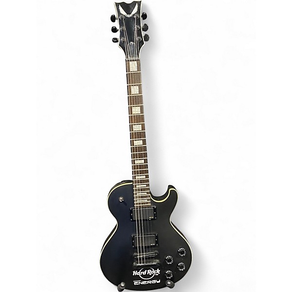 Used Dean Thoroughbred Stealth Satin Black Solid Body Electric Guitar