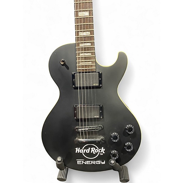 Used Dean Thoroughbred Stealth Satin Black Solid Body Electric Guitar