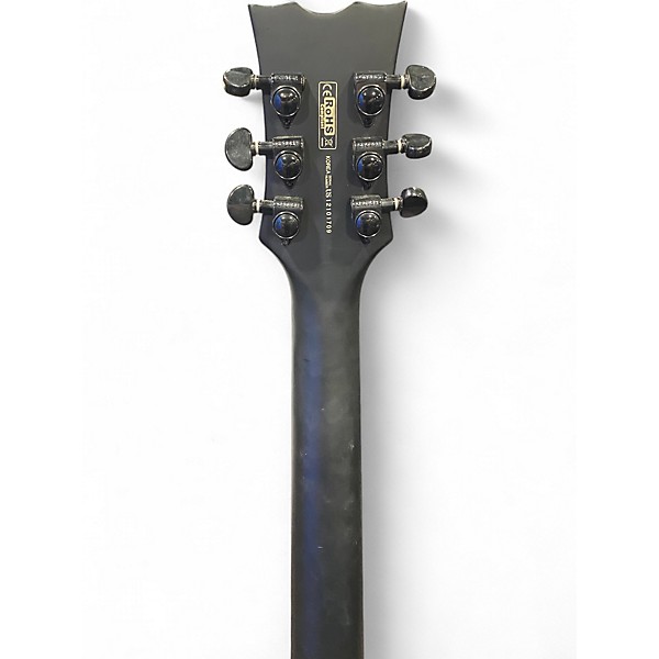 Used Dean Thoroughbred Stealth Satin Black Solid Body Electric Guitar