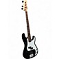 Used 2000s Fender Standard Precision Bass Black Electric Bass Guitar thumbnail