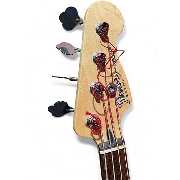 Used 2000s Fender Standard Precision Bass Black Electric Bass Guitar