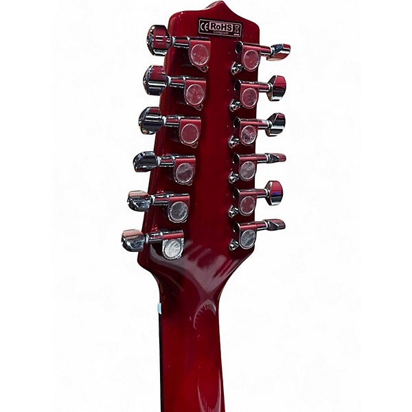 Used Takamine GD30CE-12 Red 12 String Acoustic Electric Guitar