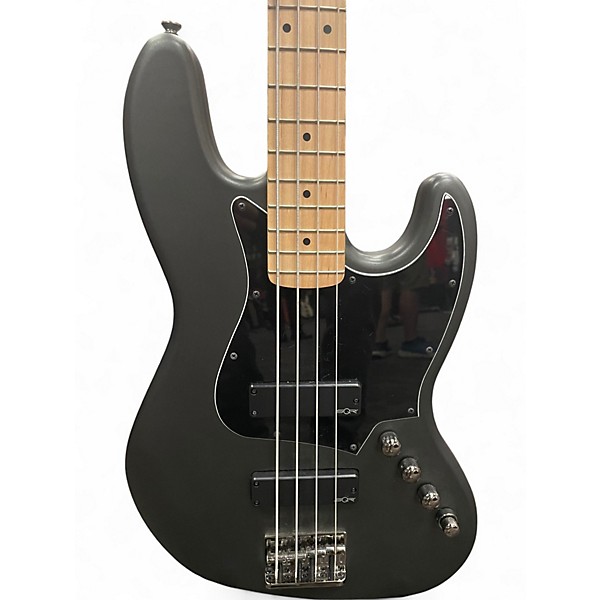 Used Squier Contemporary Active Jazz Bass Flat Black Electric Bass Guitar
