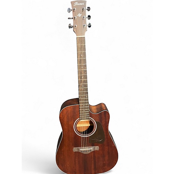 Used Ibanez AW54CE Mahogany Acoustic Electric Guitar
