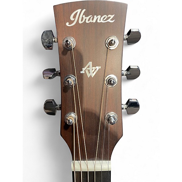 Used Ibanez AW54CE Mahogany Acoustic Electric Guitar