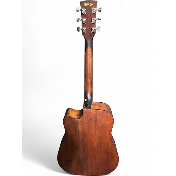 Used Ibanez AW54CE Mahogany Acoustic Electric Guitar