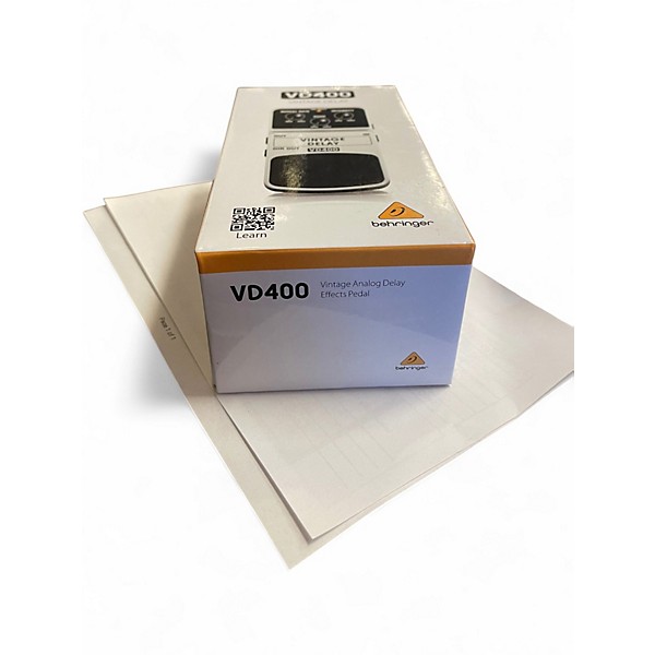 Used Behringer VD400 Vintage Delay Effect Pedal