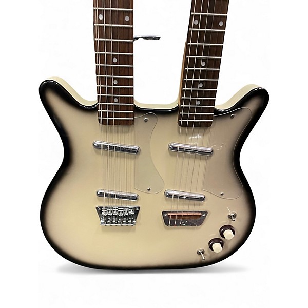 Used Danelectro DOUBLENECK DARK BURST Solid Body Electric Guitar