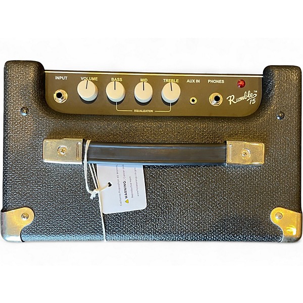 Used Fender Rumble 15 15W 1X8 Bass Combo Amp