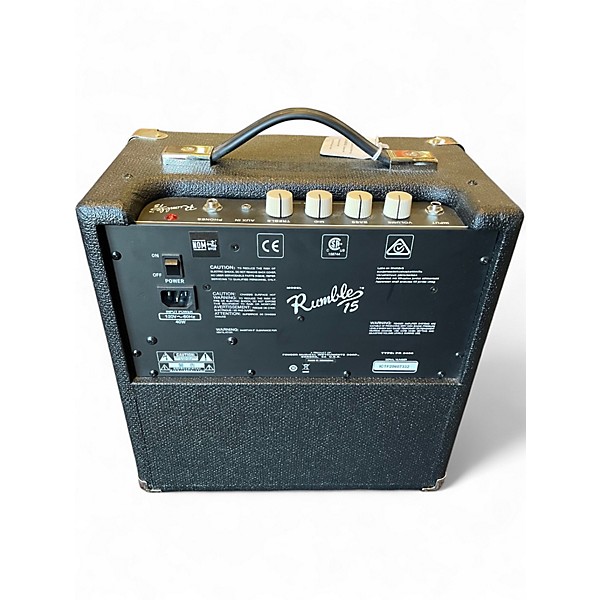 Used Fender Rumble 15 15W 1X8 Bass Combo Amp
