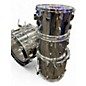 Vintage 1980s Ludwig 4 Piece Classic Chrome Stainless Drum Kit