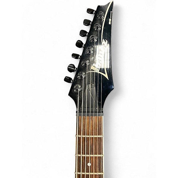 Used Ibanez RG7321 7 String Black Solid Body Electric Guitar