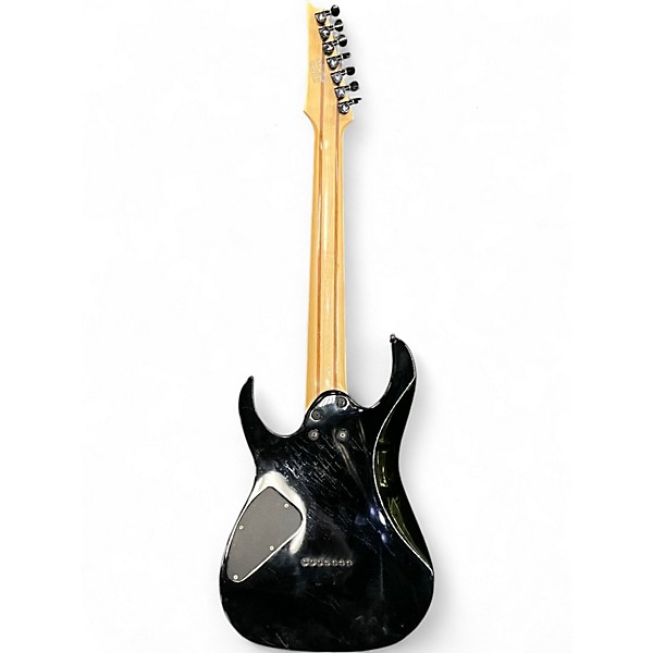 Used Ibanez RG7321 7 String Black Solid Body Electric Guitar