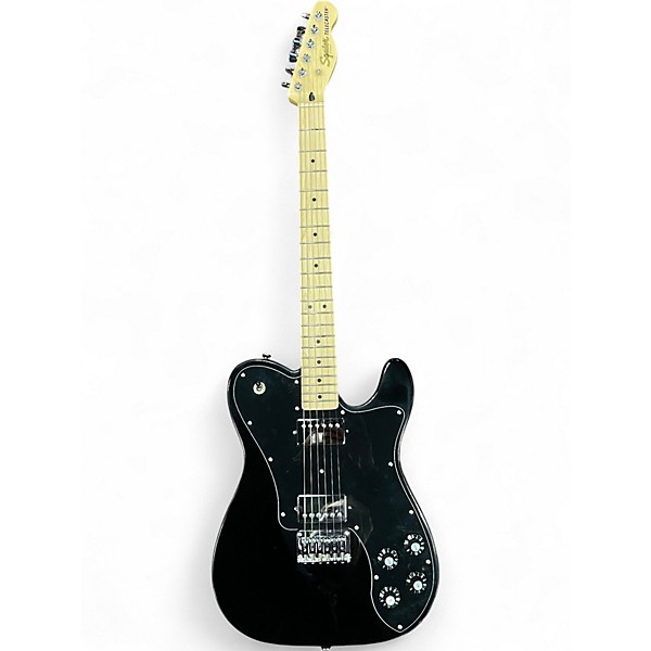 Used Squier Affinity Telecaster deluxe Black Solid Body Electric Guitar