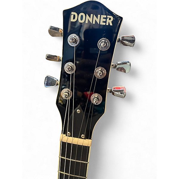 Used Donner LES PAUL Sunburst Solid Body Electric Guitar