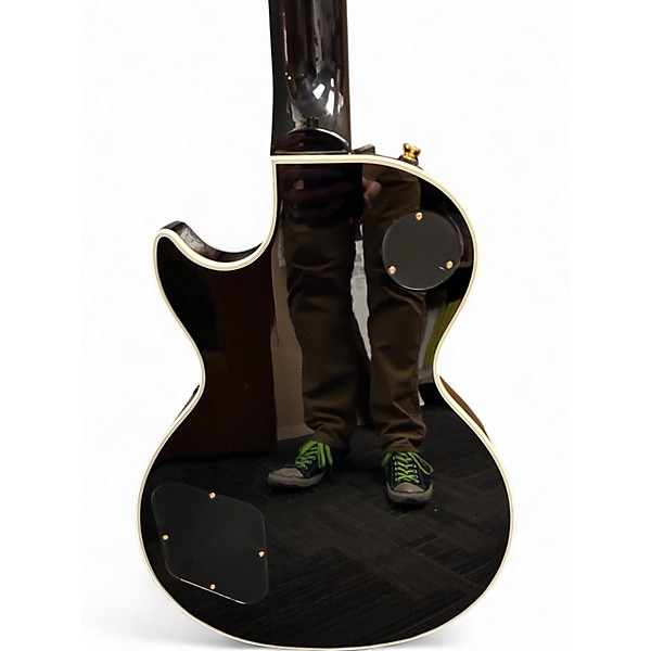 Used 2025 Epiphone LES PAUL CUSTOM QUILT EXCLUSIVE COBRA BURST Solid Body Electric Guitar