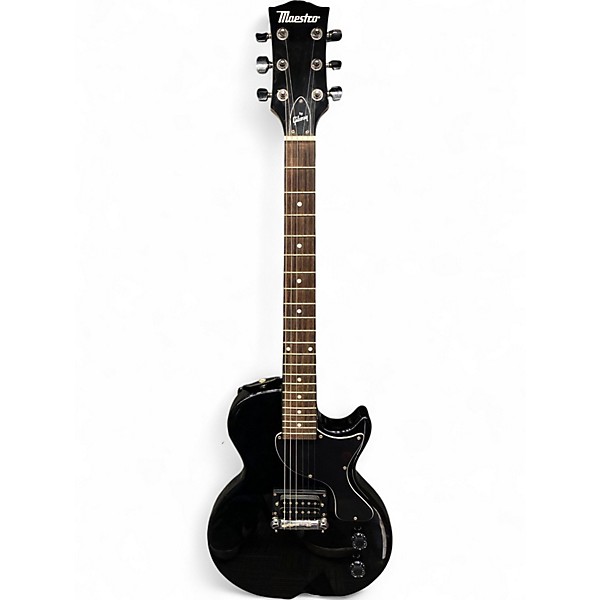 Used Maestro Les Paul Black Solid Body Electric Guitar