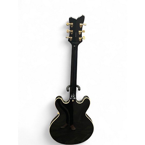 Used Hanson Chicagoan Black Hollow Body Electric Guitar