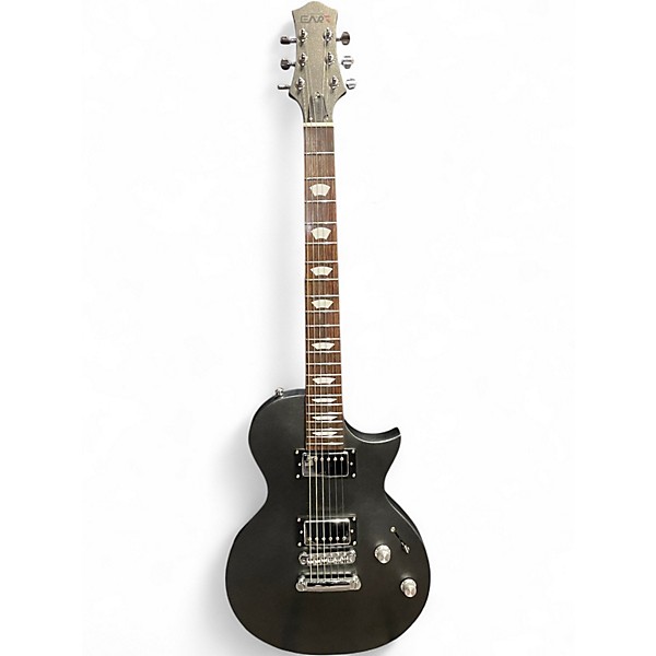 Used Eart EGLP-610 GUNMETAL BLACK Solid Body Electric Guitar